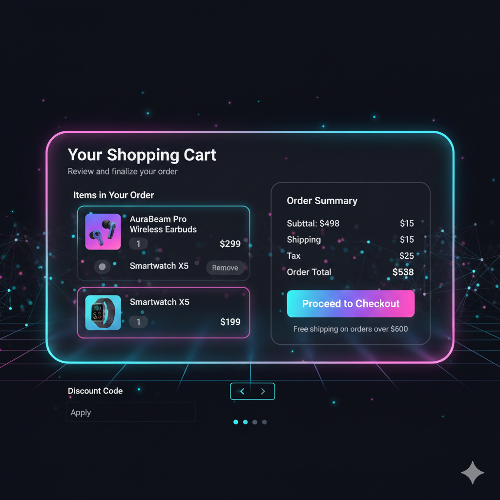 Shopping Cart Pages