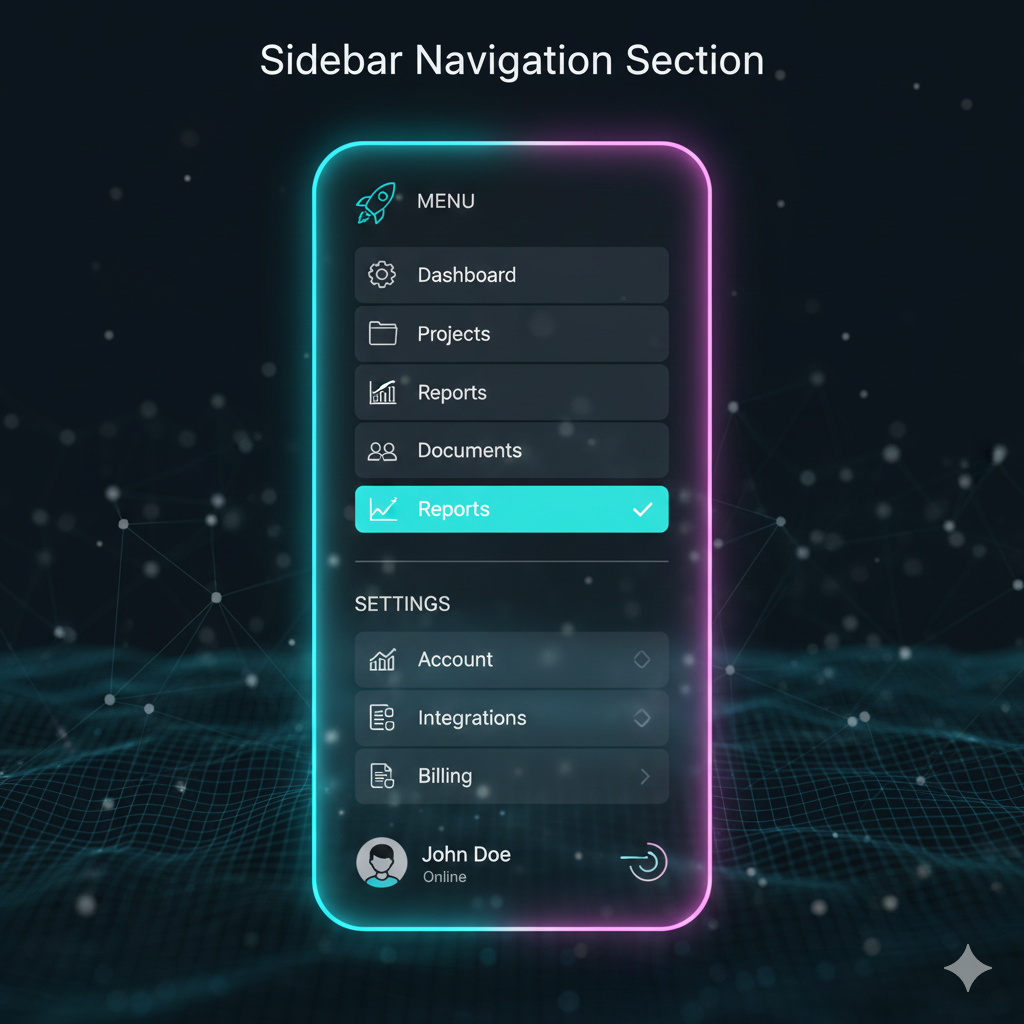 Sidebar Navigation