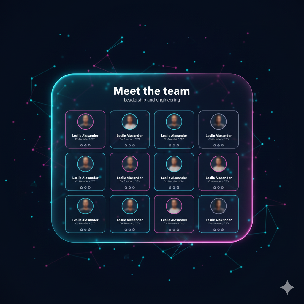 Team Sections